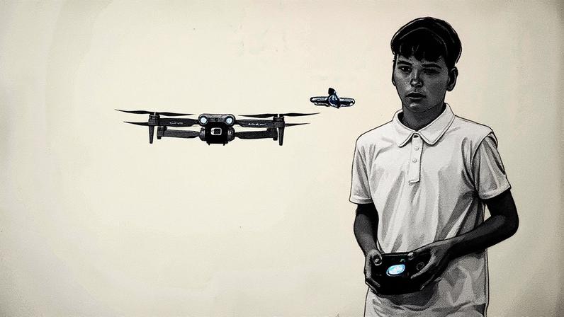 Drones são pilotados durante iniciativa nacional de educação em Taurage, Lituânia (Foto: Reprodução)