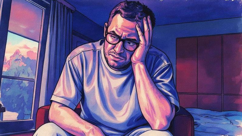 Homens discutem sobre andropausa em um ambiente de preocupação (Foto: Reprodução)