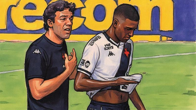 Robert Renan do Vasco em campo (Foto: Reprodução)