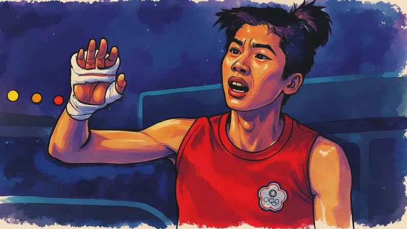 Atleta acena para o público após conquistar a medalha de ouro em evento olímpico (Foto: Reprodução)