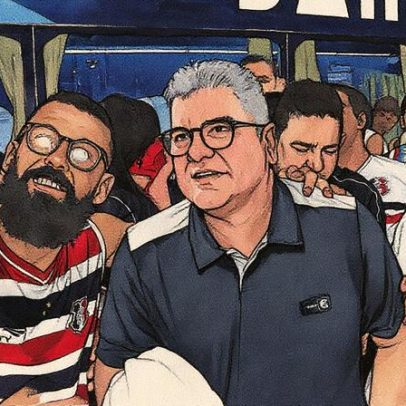 Torcida do Santa Cruz faz festa para receber atletas após acesso à divisão superior