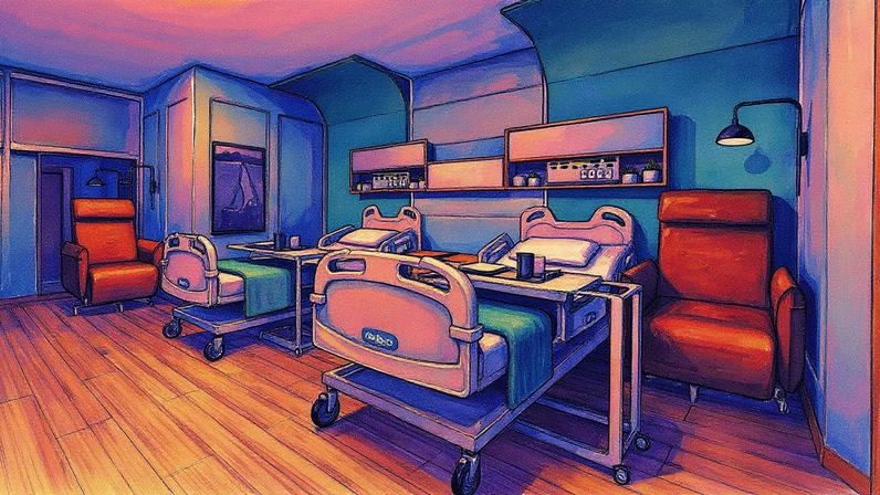 Leitos de internação do hospital que a Prevent Senior pretende abrir em Botafogo (Foto: Reprodução)