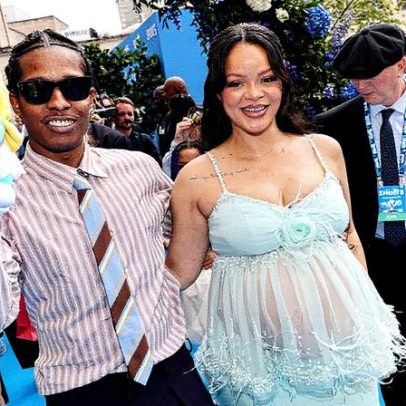 Rihanna dá à luz e recebe o terceiro bebê com A$AP Rocky