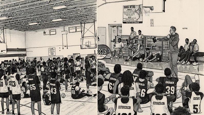 Atletas atentos à mensagem de Jesus - Foto: Reprodução/Instagram/Doug Elks