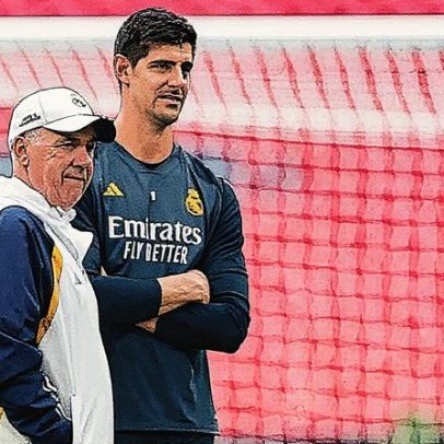 Courtois comenta sobre possível duelo com Ancelotti na final da Copa do Mundo