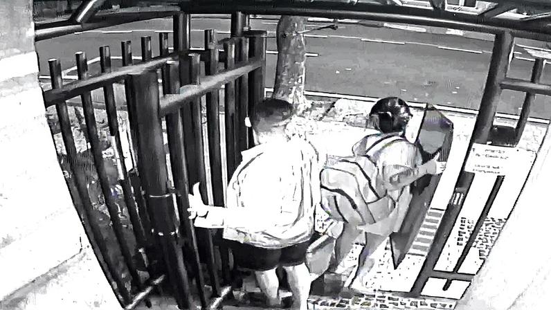 Homem e mulher doparam turistas na Lapa e roubaram televisão de imóvel na Zona Sul (Foto: Reprodução)