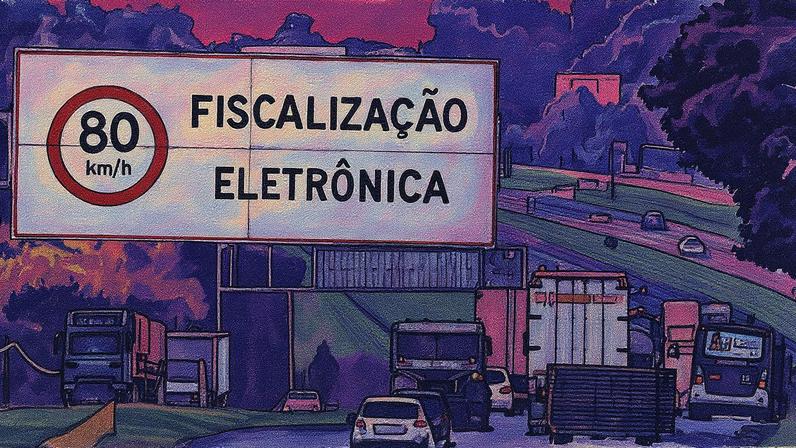 Escolha dos pontos de mapeamento técnico em via, considerando histórico de acidentes, excesso de velocidade e características geométricas (Foto: Reprodução)