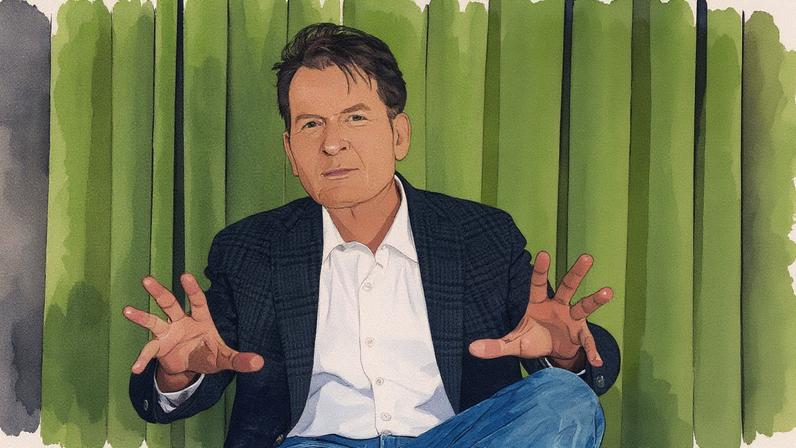 Charlie Sheen lança livro de memórias em Santa Monica, na Califórnia, e é tema de documentário (Foto: Reprodução)