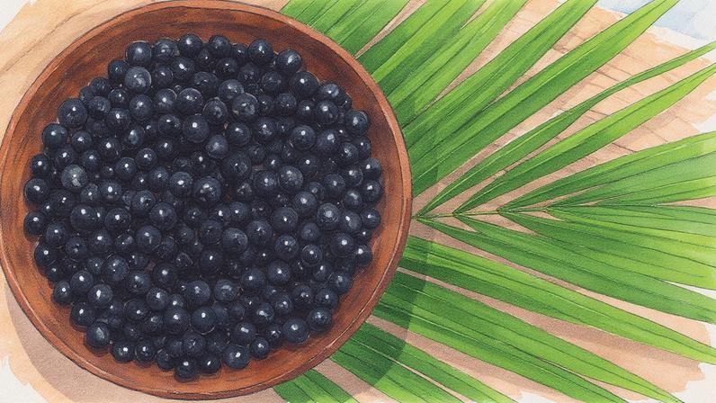 Açaí, um produto amazônico, é popular no interior do Brasil (Foto: Reprodução)