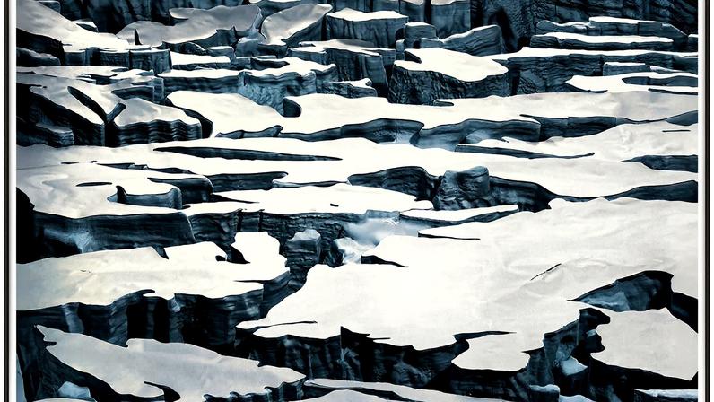 Thomas Demand, Eis, 2025 © Thomas Demand / VG Bild-Kunst, Bonn, 2025. Courtesy Sprüth Magers