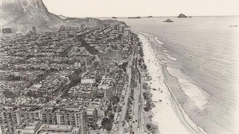 Vista da Barra da Tijuca, agora parte da recém-criada Zona Sudoeste (Foto: Reprodução)