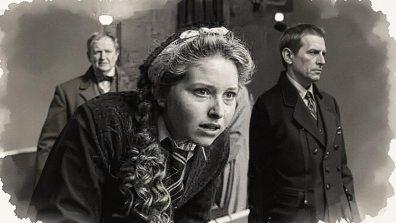 Atriz Jessie Cave em 'Harry Potter' e em foto recente com cabelo longo (Foto: Reprodução)