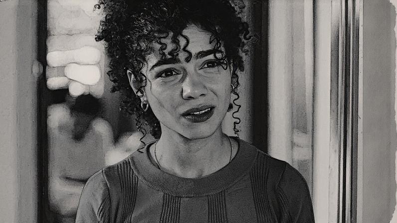 Ana Clara, personagem interpretada por Samantha Jones, em cena (Foto: Reprodução)