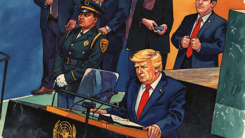 Presidente dos EUA discursa na Assembleia Geral das Nações Unidas em Nova York (Foto: Reprodução)