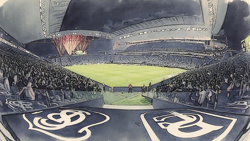 Torcida do Corinthians se reúne na Neo Química Arena durante partida (Foto: Reprodução)