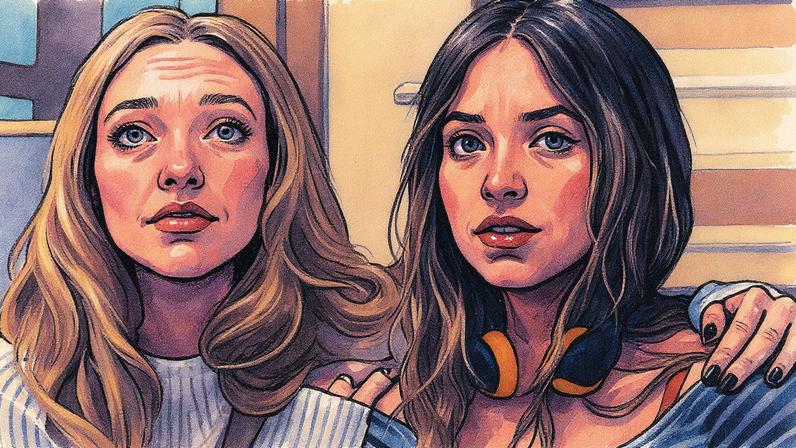 Sydney Sweeney e Amanda Seyfried posam juntas em cena do filme 'A Empregada' (Foto: Reprodução)