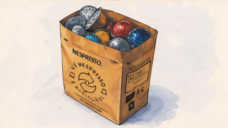 A Nespresso implementa ações de reciclagem como parte de sua rotina de ESG, com um programa avançado para o tratamento de cápsulas (Foto: Reprodução)