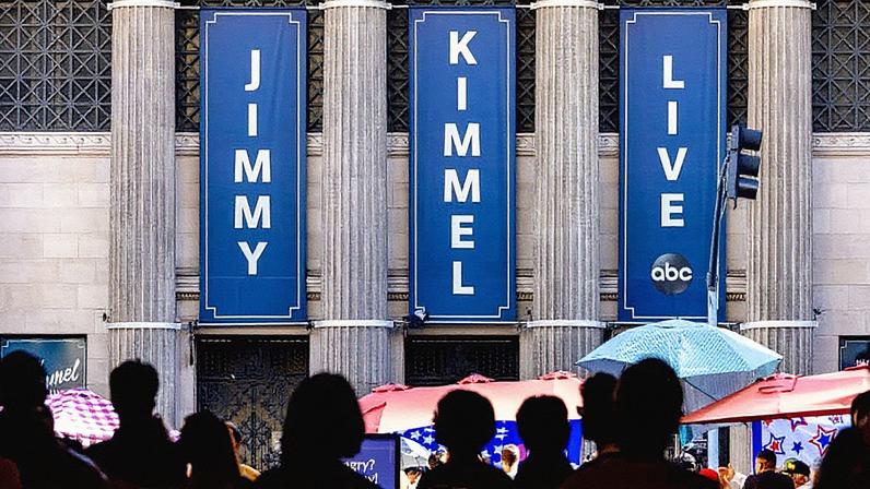 Teatro El Capitan, onde o programa "Jimmy Kimmel Live!" foi filmado, em Hollywood, Califórnia (Foto: Reprodução)