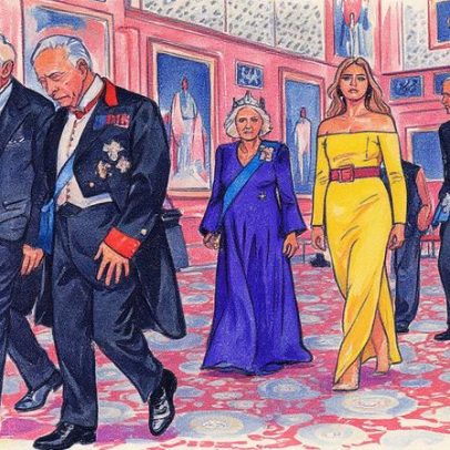 Donald Trump participa de desfile ao lado do rei Charles 3º em cerimônia de coroação