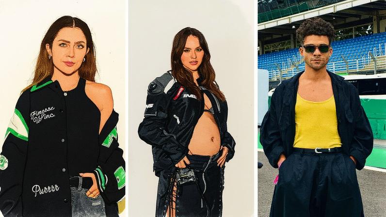 Jade Picon, Rafa Kalimann e Lucas Leto posam juntos para a foto (Foto: Reprodução)