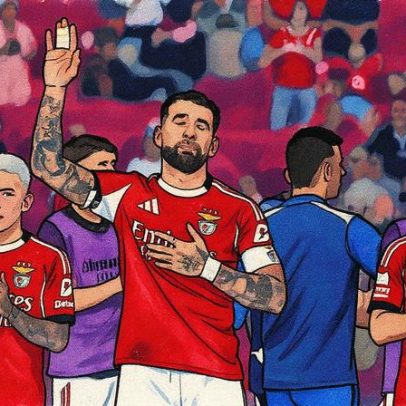 Otamendi comenta falha crucial em empate do Benfica e pede apoio da torcida