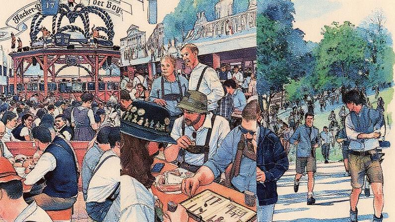 Montagem com captura de tela de vídeo durante o festival (Foto: Reprodução)