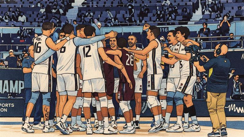 A final acontece neste domingo (28), às 7h30 (de Brasília) (Foto: Volleyball World)