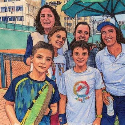 Liga Tênis 10 ensina crianças a jogar e orienta pais sobre o esporte