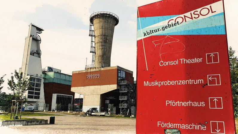 Parque Consol, na região leste de Gelsenkirchen, na Alemanha, onde antes funcionava uma mina de carvão (Foto: Reprodução)