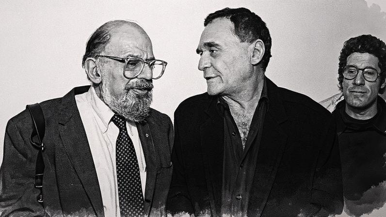 John Giorno à direita, com Allen Ginsberg em Nova York em 1993 (Foto: Reprodução)