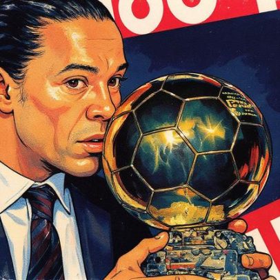 Ronaldinho Gaúcho entrega a Bola de Ouro ao melhor jogador do mundo em 2025