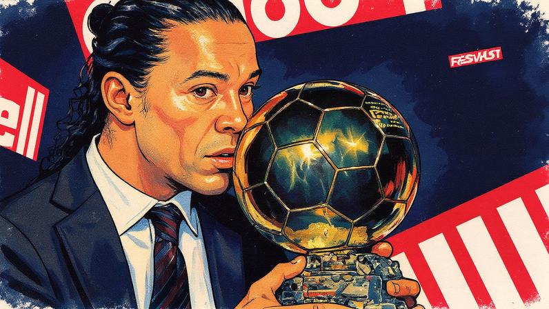 Ronaldinho Gaúcho ganhou a Bola de Ouro em 2005 (Foto: Reprodução)