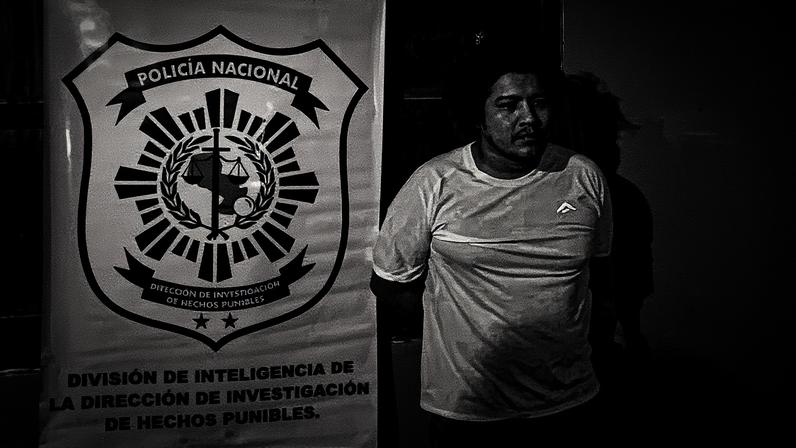 Peruano Erick Moreno Hernández, conhecido como 'El Monstruo', é preso no Paraguai (Foto: Reprodução)