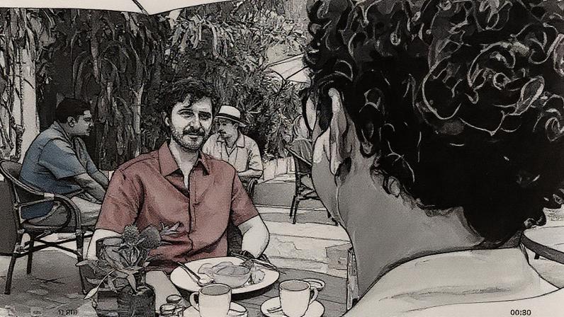 Apresentação do novo AirPods com cena falada em português (Foto: Reprodução)