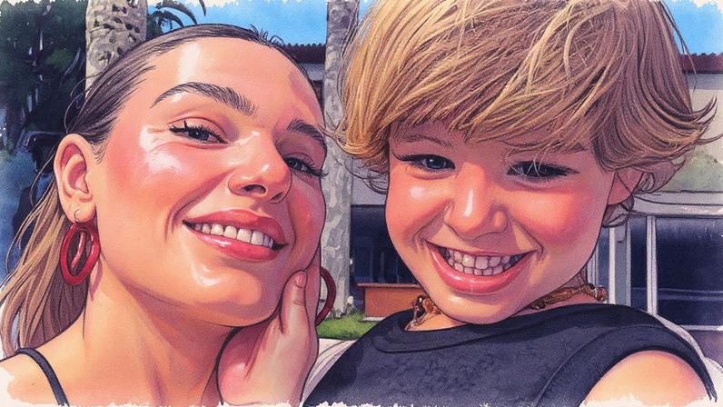 Isis Valverde com o filho, Rael — Foto: Reprodução/Instagram