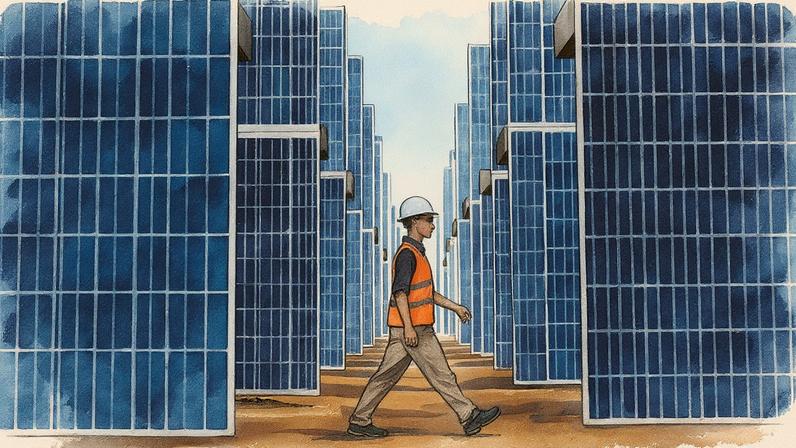 Usina solar no Ceará (Foto: Reprodução)