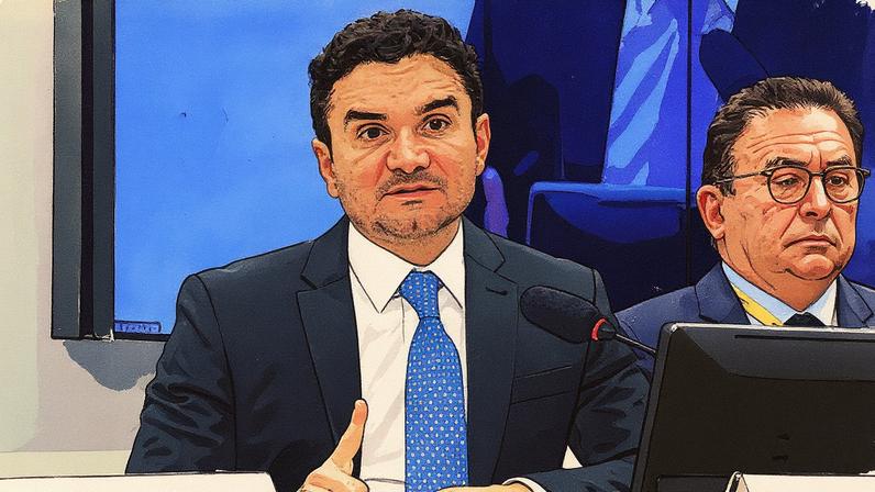 Ministro do Turismo, Celso Sabino, durante audiência na Câmara dos Deputados (Foto: Reprodução)