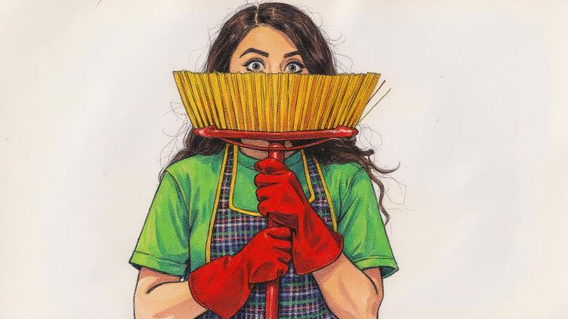 Local de armazenamento da vassoura em uma casa, que pode influenciar a energia do lar (Foto: Reprodução)