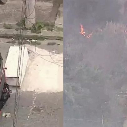 Traficantes bloqueiam acesso de bombeiros a incêndio na Zona Norte