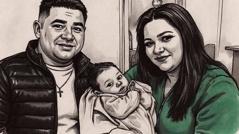 Cleverson e seu filho, Nathan, faleceram em um acidente, enquanto Daniele ficou ferida (Foto: Reprodução)