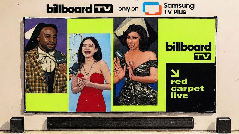 Lançamento do BillboardTV, um serviço de streaming 24 horas dedicado à cultura e notícias musicais, anunciado pela Billboard e Samsung TV Plus (Foto: Reprodução)