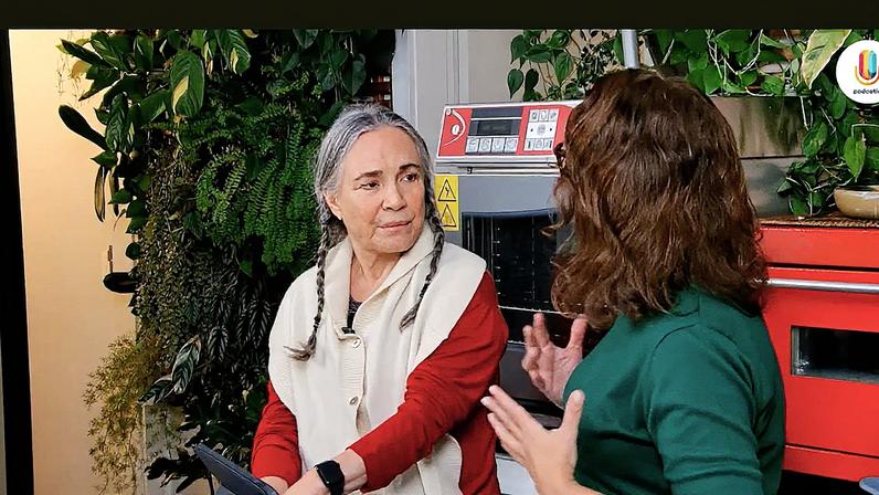 Regina Duarte é entrevistada no podcast de Catia Fonseca no YouTube (Foto: Reprodução)