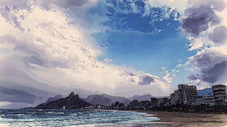 Frente fria altera o clima no Rio, com rajadas de vento e temperatura elevada (Foto: Reprodução)