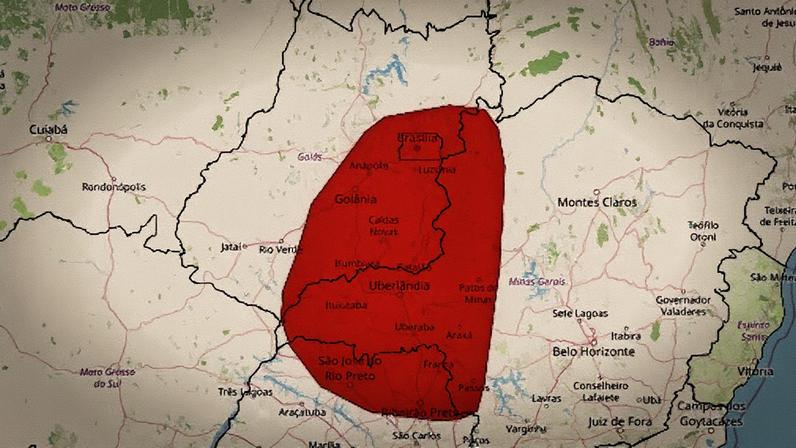 Inmet emite alerta vermelho para baixa umidade do ar (Foto: Reprodução)