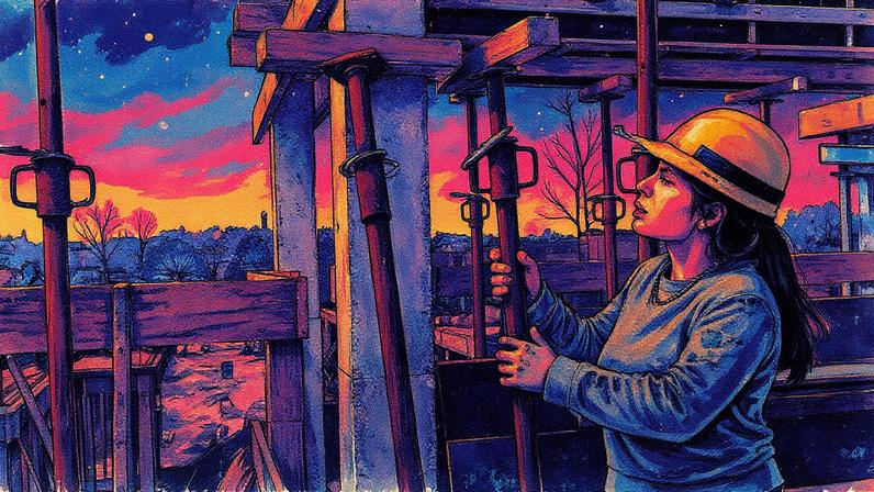 Construção de uma cooperativa em Mercedes, Uruguai (Foto: Reprodução)