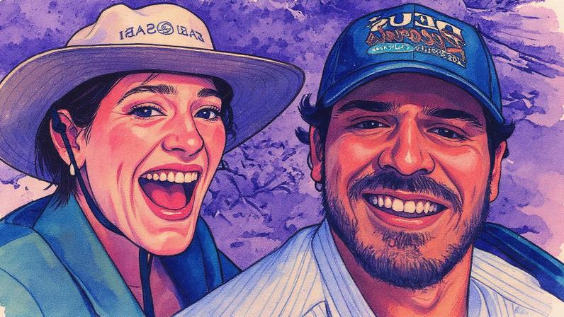 Ana Clara e Bruno posam juntos para a foto (Foto: Reprodução)