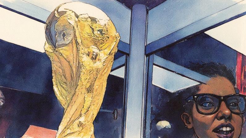 Troféu da Copa do Mundo em destaque, com a transmissão do Mundial de 2026 ainda indefinida (Foto: Reprodução)