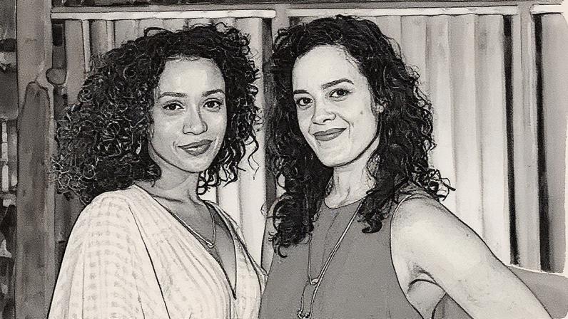 Laís e Cecília na novela 'Vale Tudo' • Globo/Manoella Mello