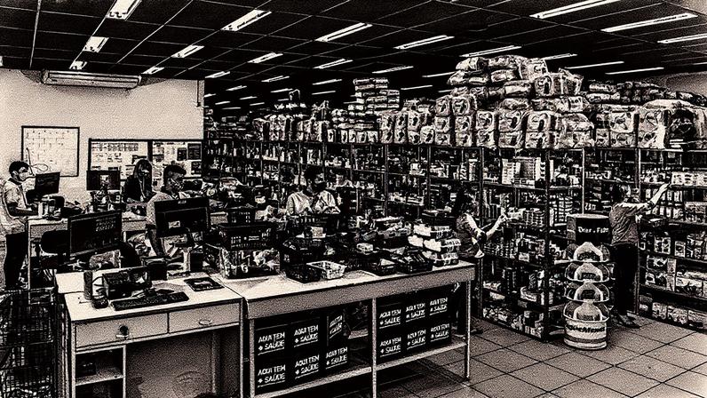 Dark Store da farmácia Pague Menos (Foto: Reprodução)