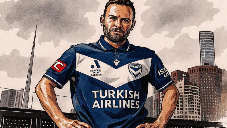 Juan Mata é o novo reforço do Melbourne Victory (Foto: Reprodução)